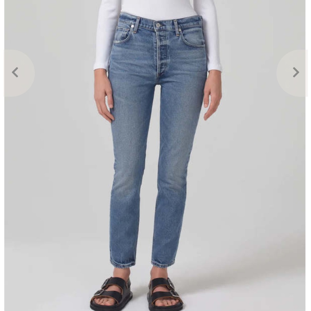 Citizens of humanity charlotte cropped high rise jeans